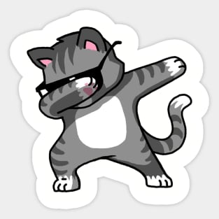 Dab Cat Sticker